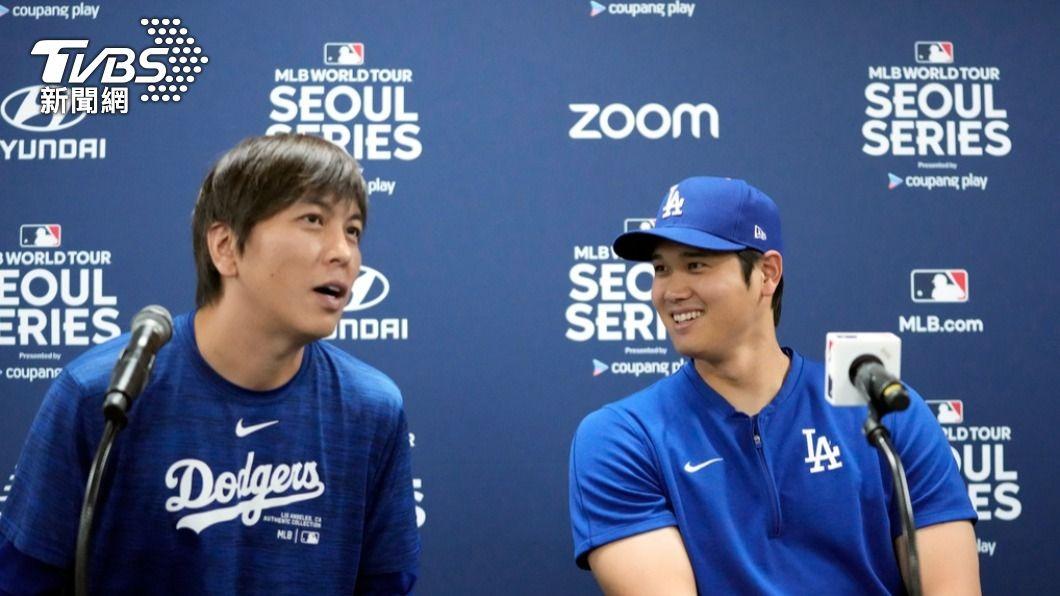 《ESPN》表示大谷翔平是在道奇隊會議中才得知自己的資產被挪用。（圖／達志影像美聯社）