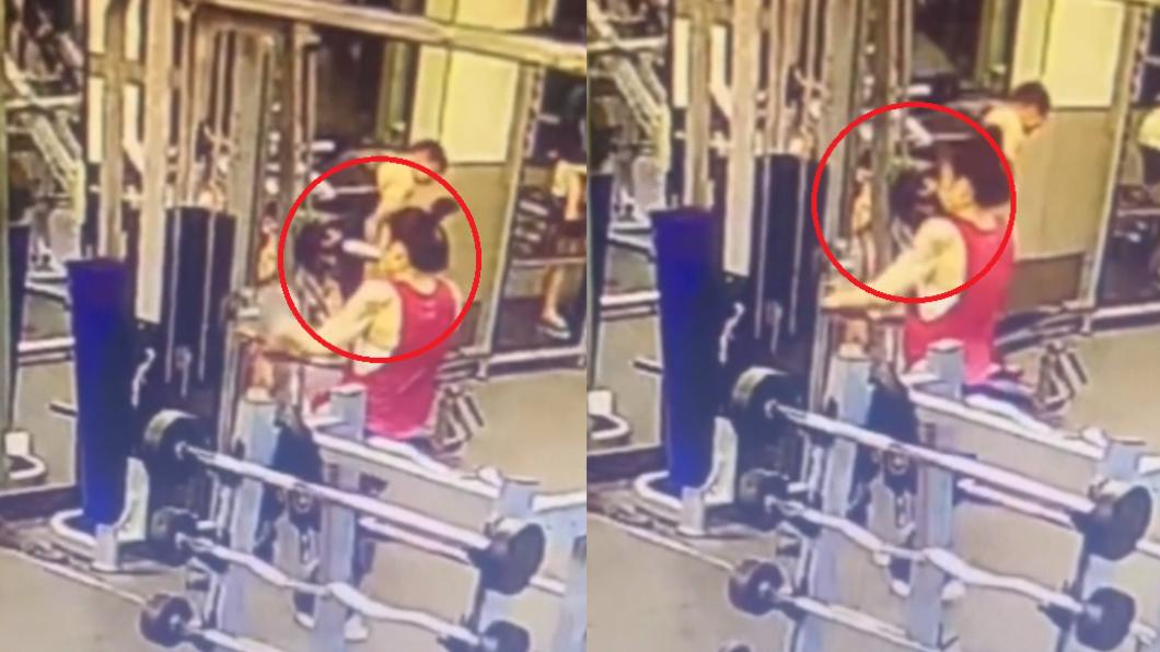 健身房器材滑落!陸衰女慘被「滑輪砸中」 破相縫5針