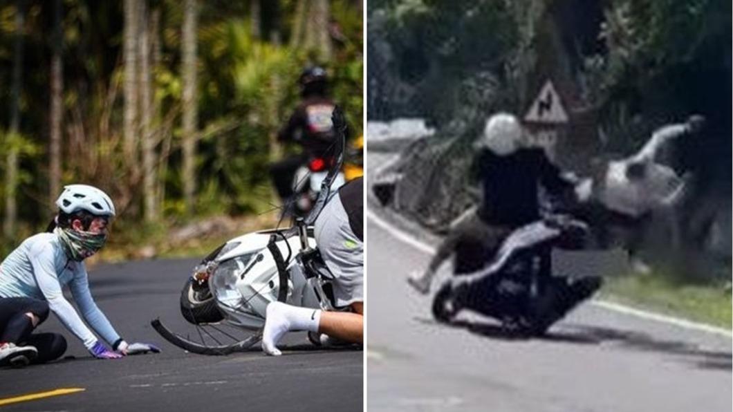 無照山道猴GG了!狠撞「公路車女醫」 遭求償200萬