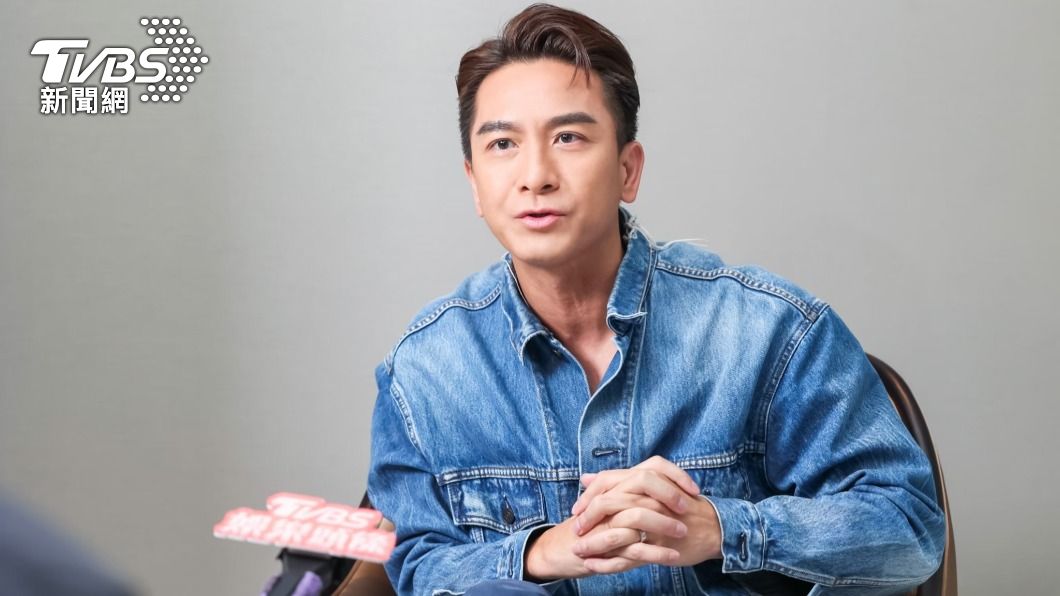 馬國明接受《TVBS新聞網》專訪。(圖/趙世平攝)