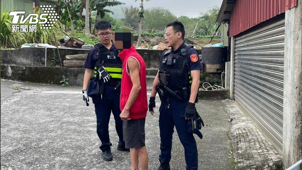 警方循線逮捕張姓男子。（圖／TVBS）