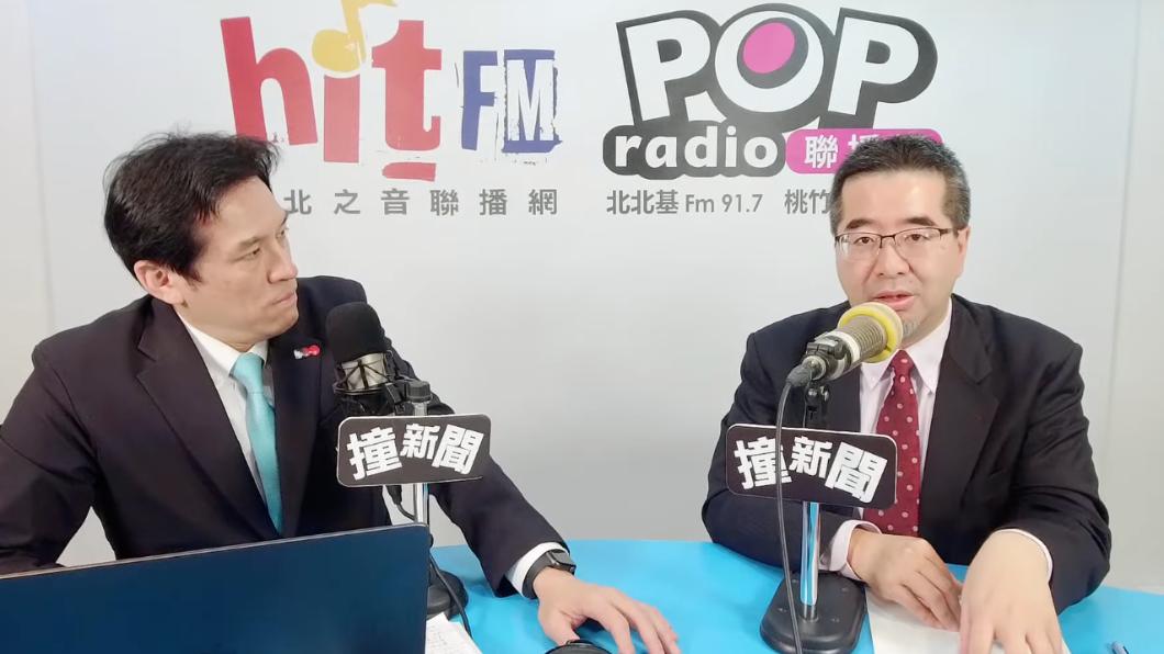 針對馬英九訪陸,蕭旭岑直呼已準備好被抹紅。(圖/翻攝POP撞新聞直播)