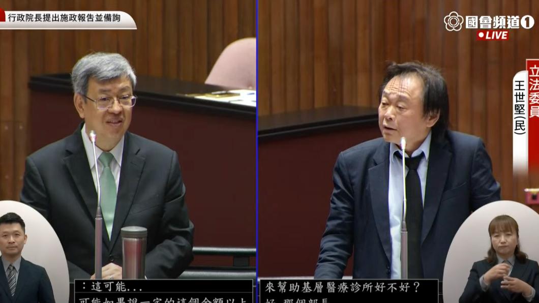 昔議會「為喝水」交戰!王世堅總質詢狂咳 問韓國瑜:可喝水嗎