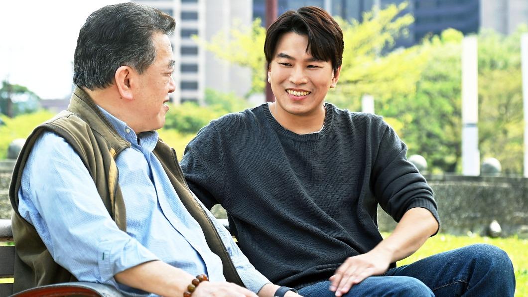 蕭景鴻認為林在培是一位風趣的長輩。(圖/台視提供)