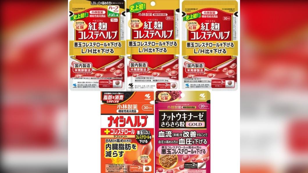 目前日本含紅麴的產品最好都先避免購買。（圖／翻攝自小林製薬X）