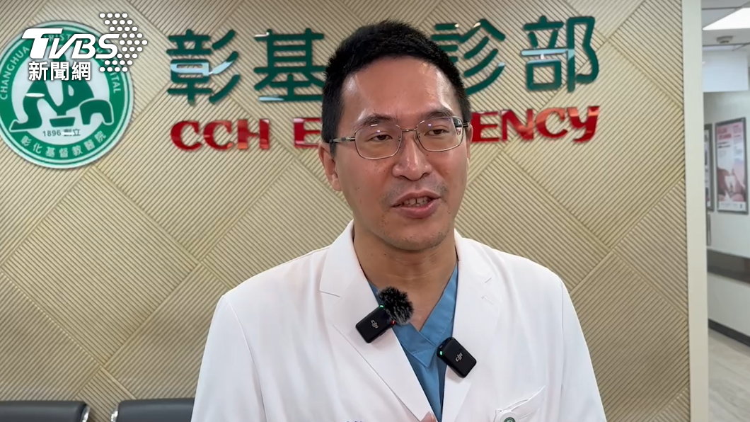 林晏任醫師受訪說明。(圖/TVBS)