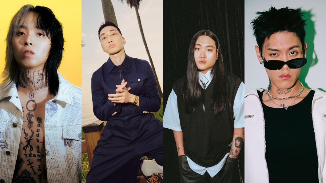 左起為HASH SWAN、KEEM HYO EUN、Paul Blanco與ZENE THE ZILLA。(圖/AMBITION MUSIZ提供)