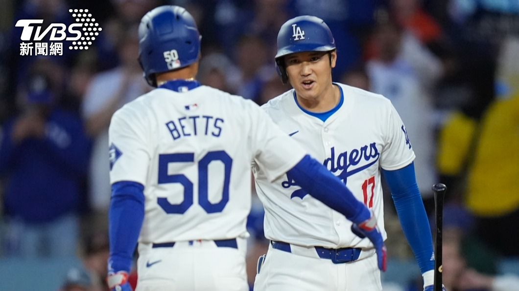 大谷翔平此戰4支0,同時也是「MVP打線」唯一還沒開轟的球員。(圖/達志影像美聯社)