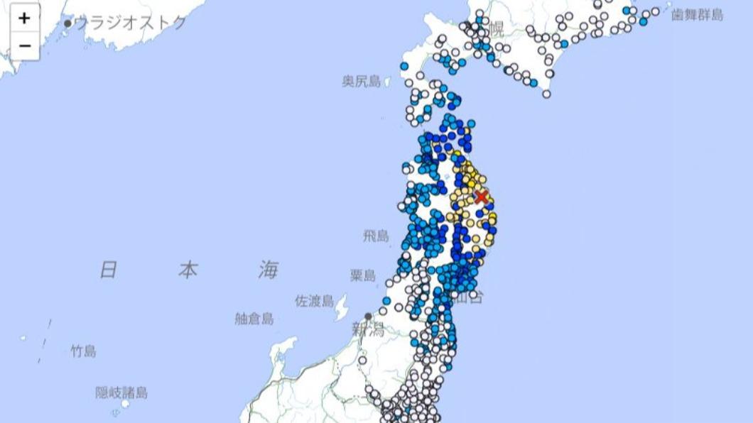 日本岩手縣凌晨「規模6.1地震」 最大震度5弱