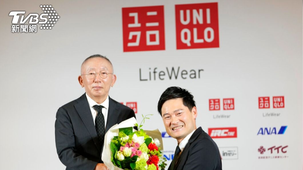UNIQLO的現任社長柳井正(圖左)。(圖/達志影像美聯社)