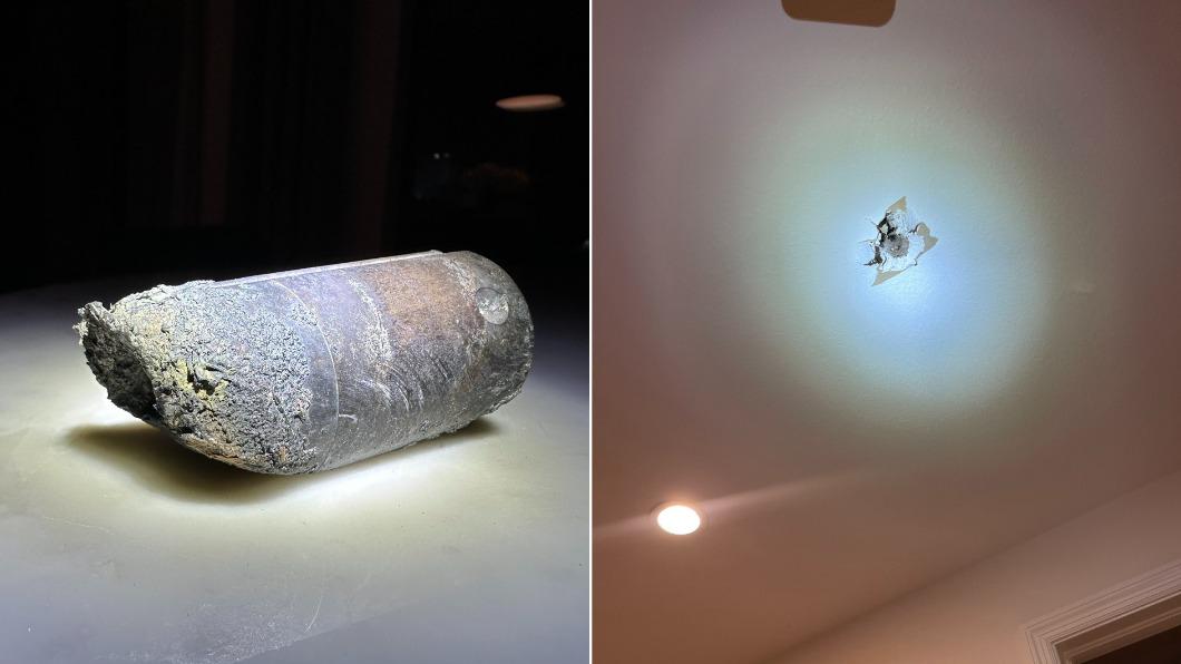 住家屋頂突遭「太空碎片」砸穿 他嚇壞:兒子差點被擊中