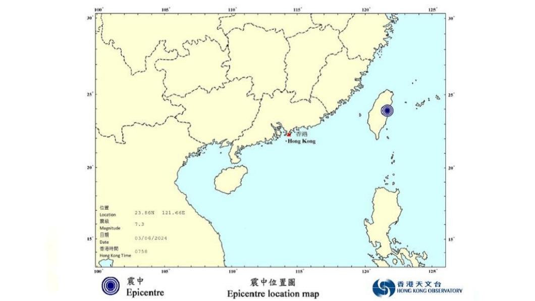 圖/翻攝自香港天文台