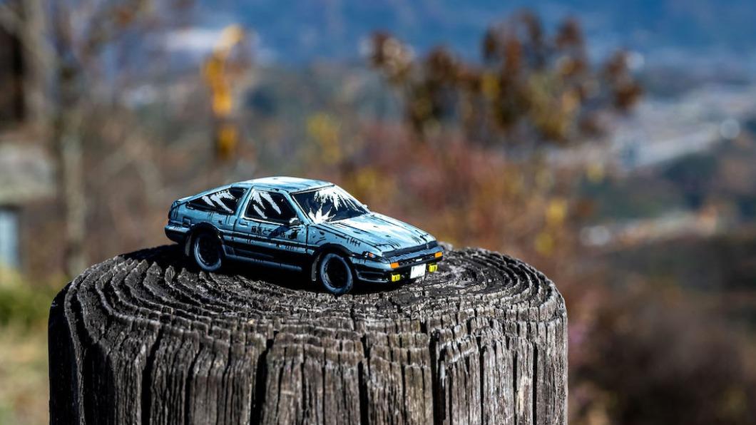 AE86 1:64模型車。（圖／翻攝自7-11臉書）