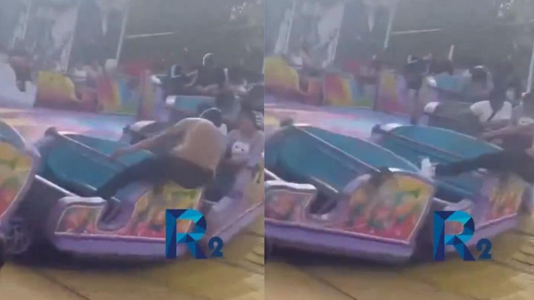有片／無視規定遊樂設施上「超嗨熱舞」　男下秒遭拋飛撞破頭亡