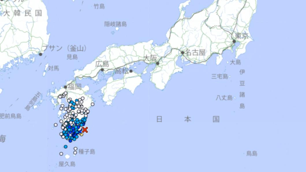 快訊／日本九州宮崎縣5.2淺層地震！　最大震度達5弱