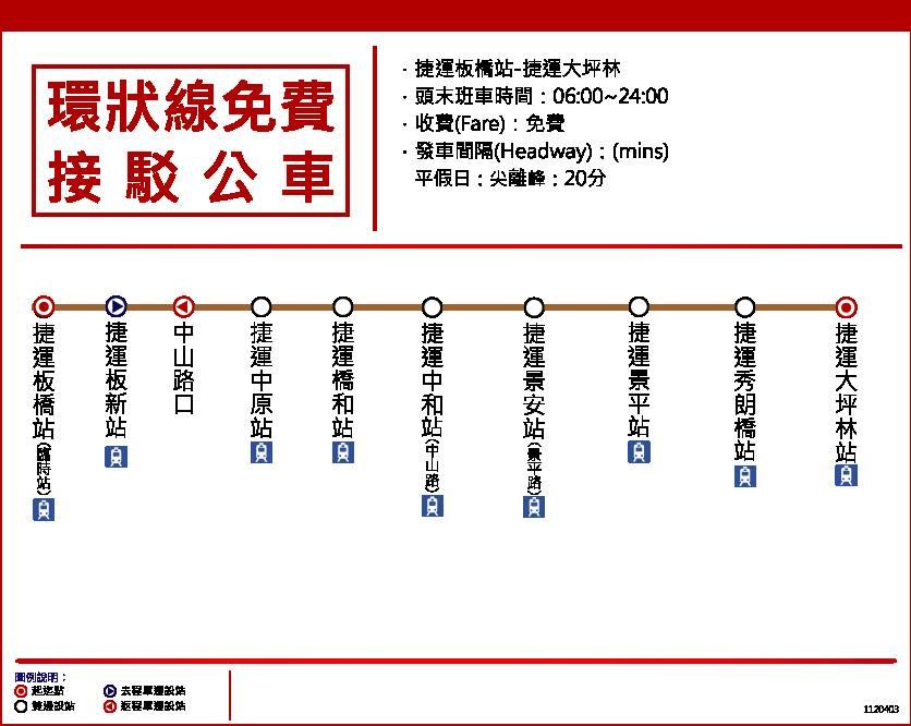 接駁公車路線調整為「板橋-捷運大坪林站」。(圖/新北交通局提供)