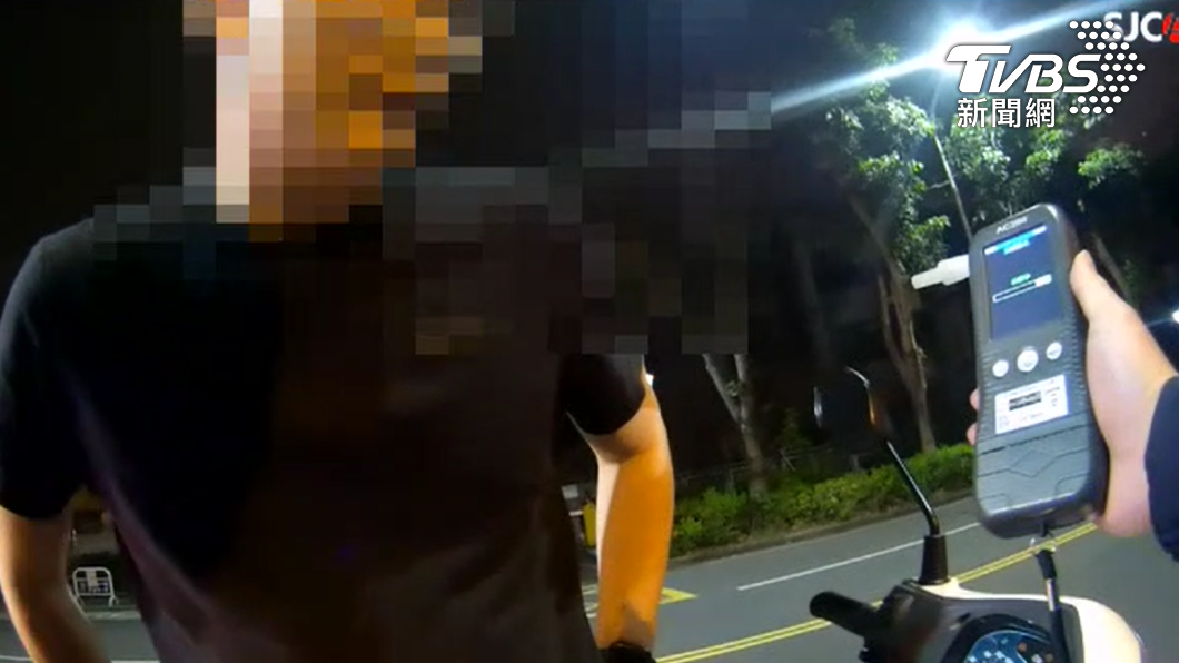 黃男酒測值超標。(圖/TVBS)
