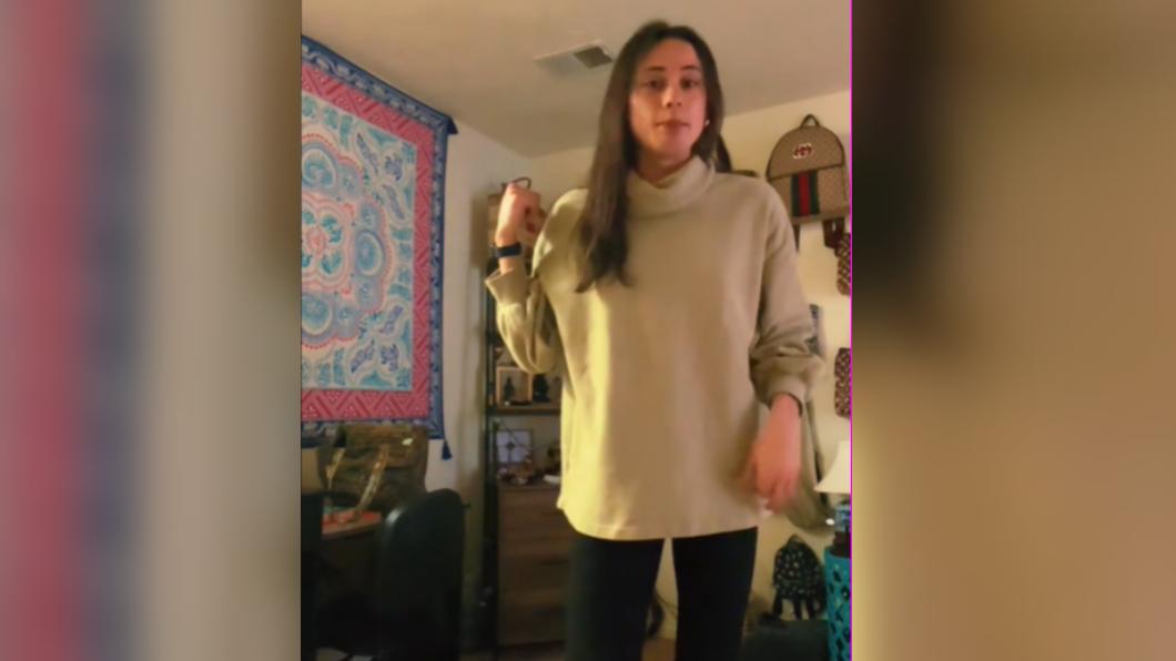 盧卡斯外表猶如女性。(圖/翻攝自 Tiktok)