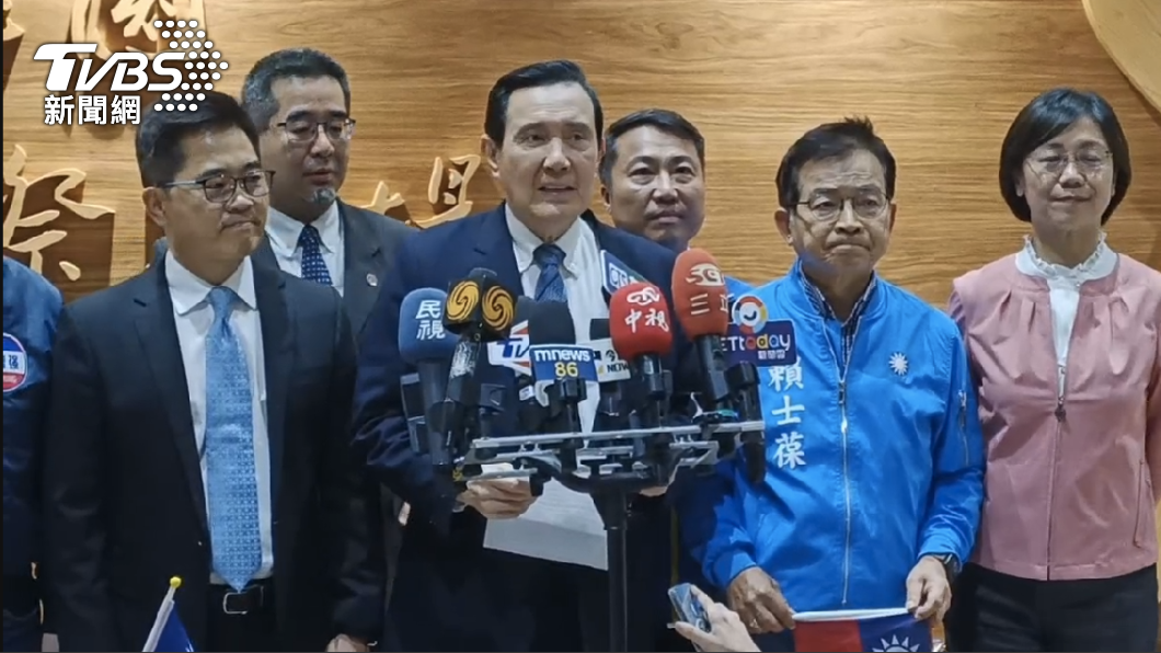 前總統馬英九返台。(圖/TVBS)