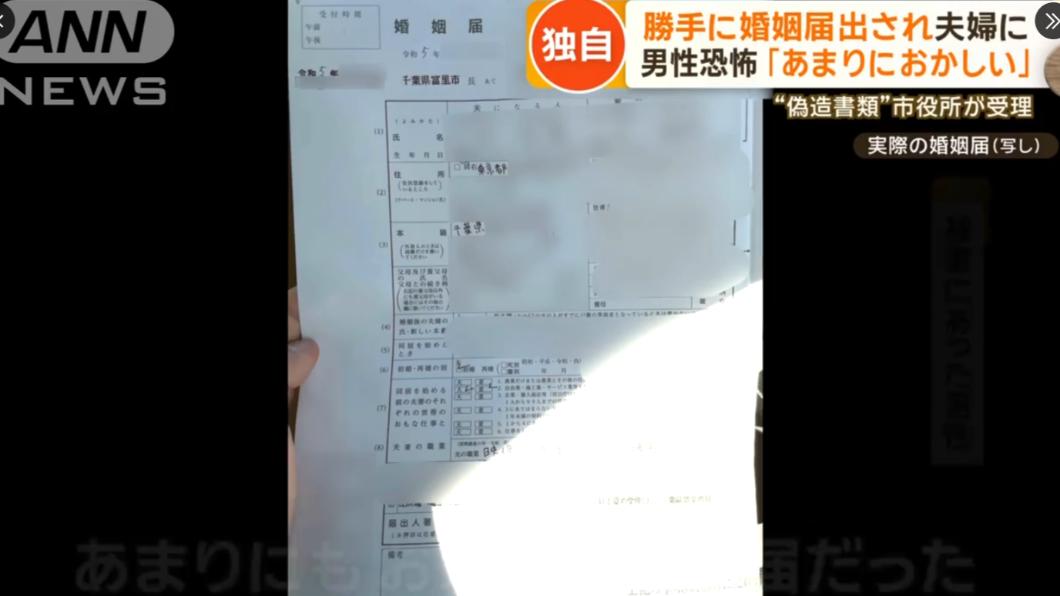男子的粉絲擅自提出結婚申請後被市公所受理。(圖/翻攝自X@bazutoku)