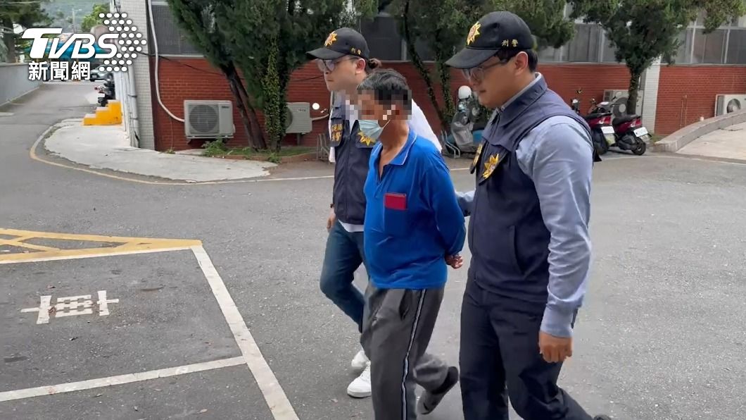 肇事逃逸的余姓男子被警方逮捕。(圖/TVBS)