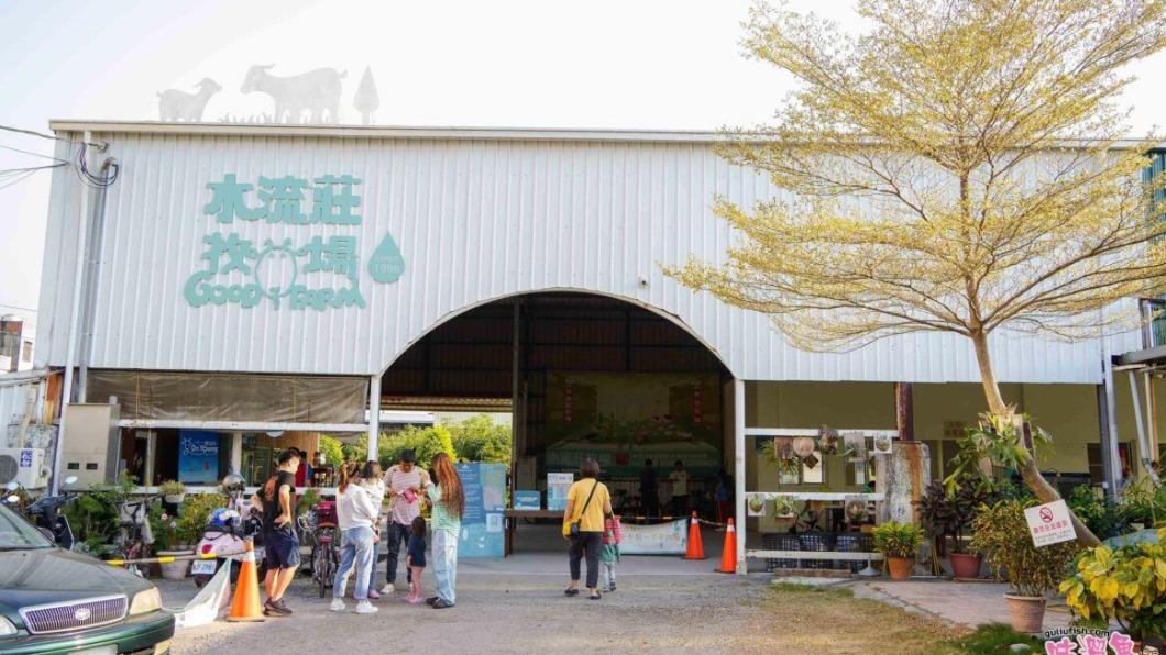 「水流莊牧場」是1座近郊牧場,就位在高雄市橋頭區東林里,距離橋頭車站不遠。(圖片/咕溜魚|曬魚趣 美食 旅遊 親子提供)