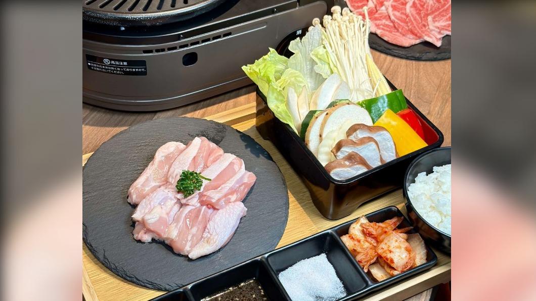 「精選本土雞肉套餐」(279元)肉質軟嫩多汁,喜歡雞腿肉的朋友一定要試試!(圖/跟著Donna一起吃喝玩樂提供)