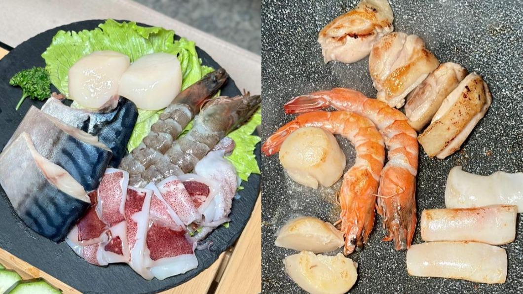 喜歡海鮮的朋友,菜單上也有多種海鮮可以單點,幾乎都只要99元。(圖/跟著Donna一起吃喝玩樂提供)