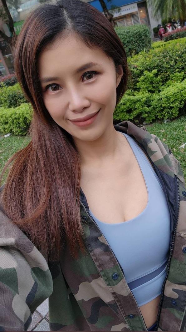 宋燕旻和林志穎同一個醫生,車禍後臉部恢復狀況良好。(圖/黃盈容攝)