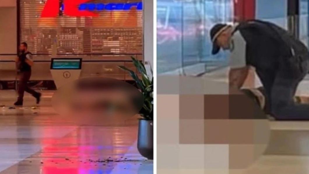 趕到現場的警方奮力營救遭受攻擊的民眾。（圖／翻攝自News.com.au）