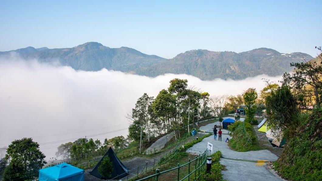 雲海高度約等同營地,享受睡在雲中的仙境感。(圖/sya的旅遊部落格提供)