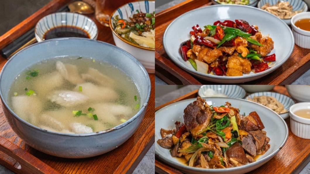 「三餐暖食」推出的1人套餐,涵蓋早餐、午餐、晚餐,全天候都能吃到美味的台菜料理。(圖/虎麗笑嗨嗨提供)