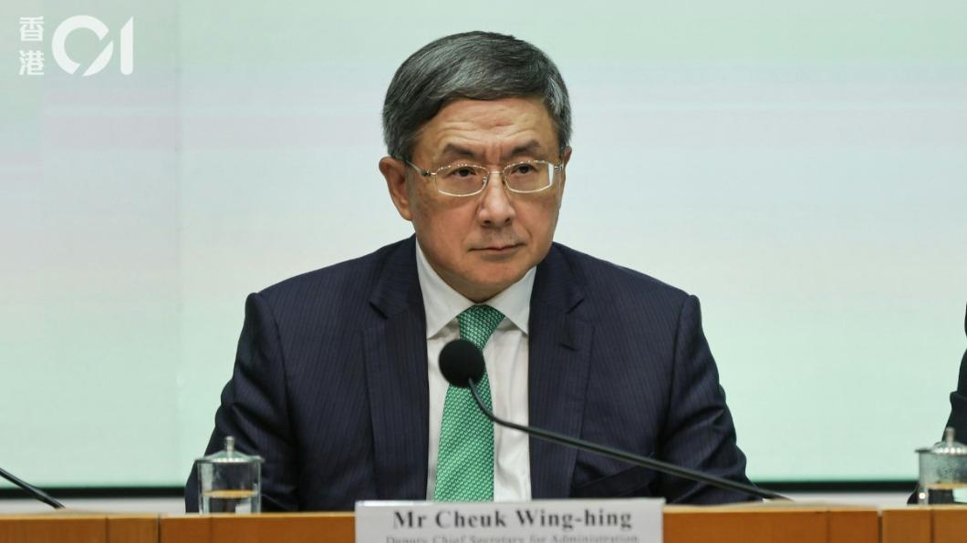 香港政務司副司長卓永興。(圖/香港01)