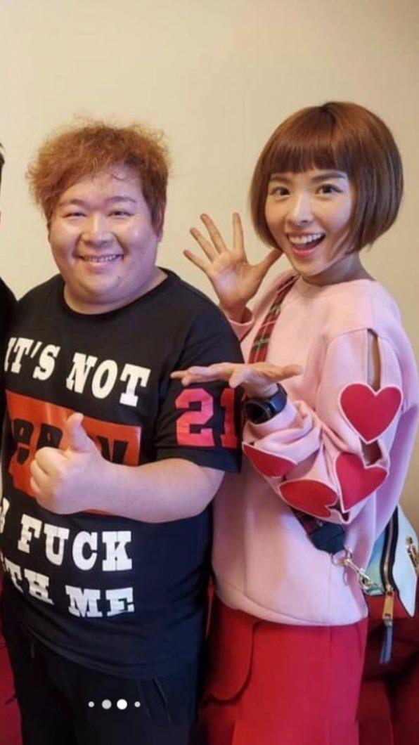 山豬和夏乙薇過去有相當好的交情。（圖／翻攝自夏乙薇IG） 