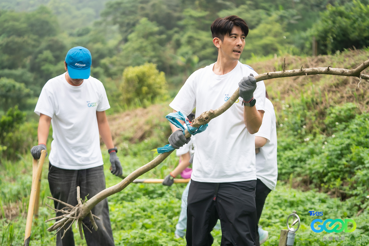 修杰楷擔任《秘書俱樂部》製作人。(圖/TVBS)