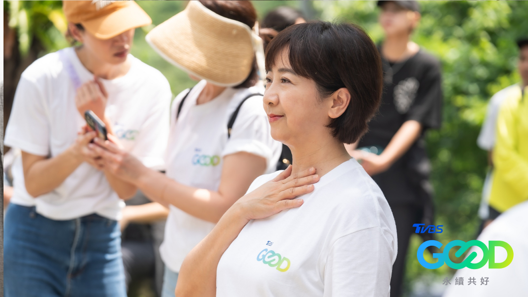 TVBS永續倡議大使莊開文於世界地球日前夕,響應「一樹一山」種樹永續行動。(圖/TVBS)