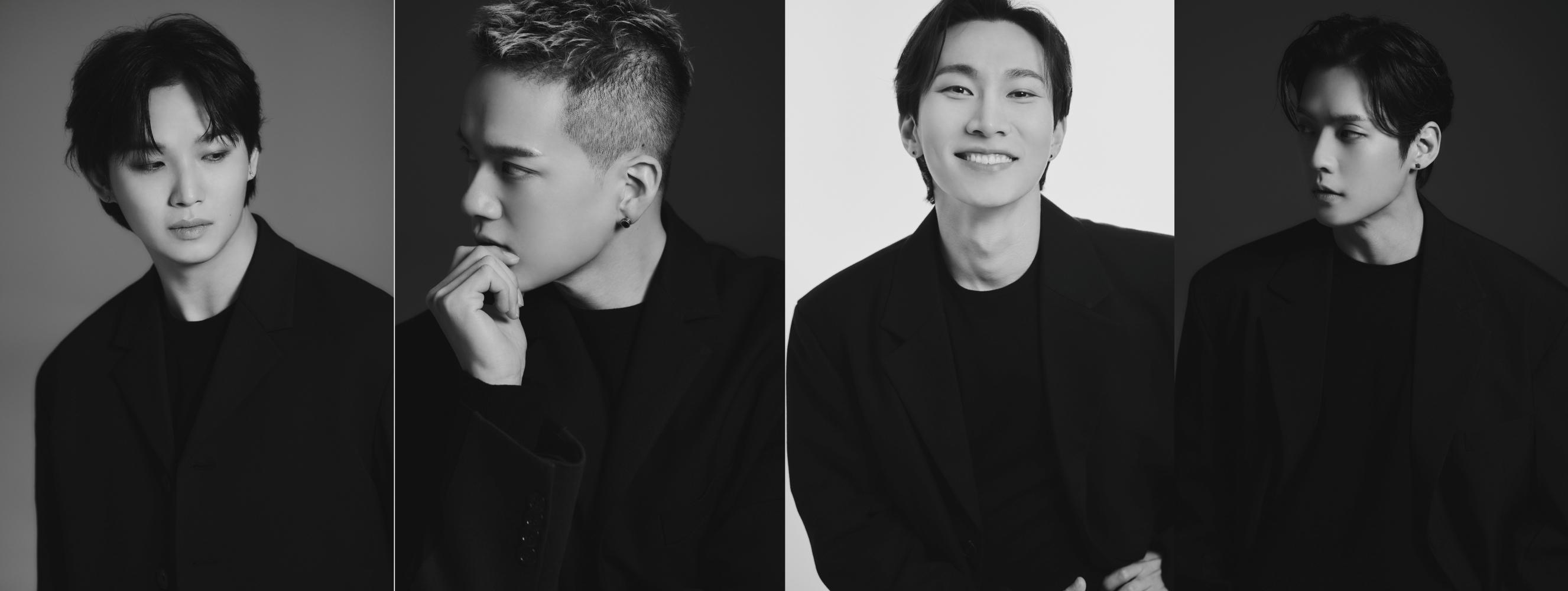 BTOB成員任炫植、PENIEL、徐恩光與李旼赫暌違(左起)即將來台。(圖/SHOW OFFICE提供)