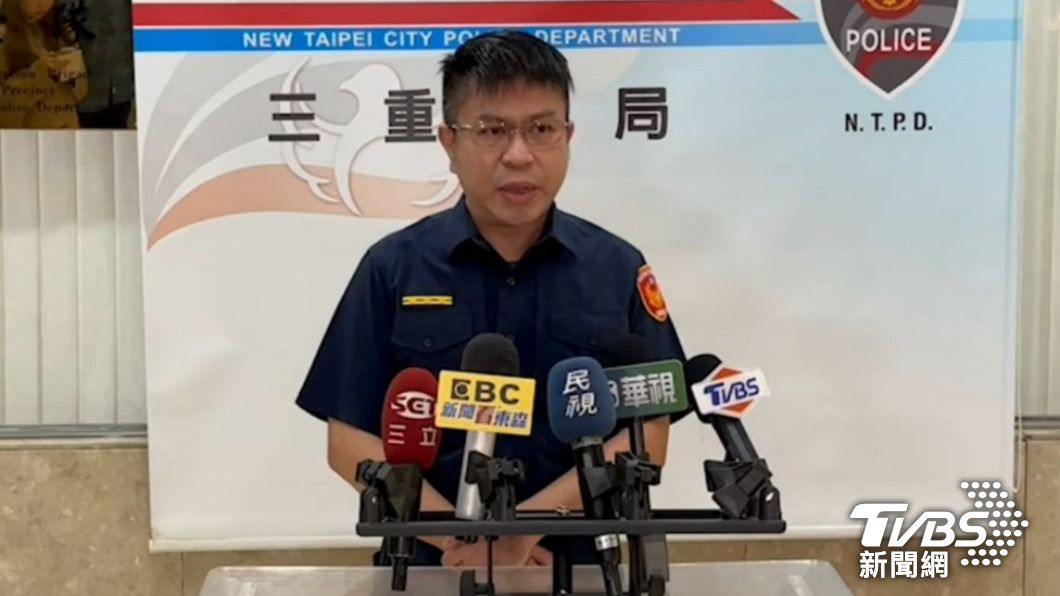 三重警分局秘書室主任楊昇叡。（圖／TVBS）