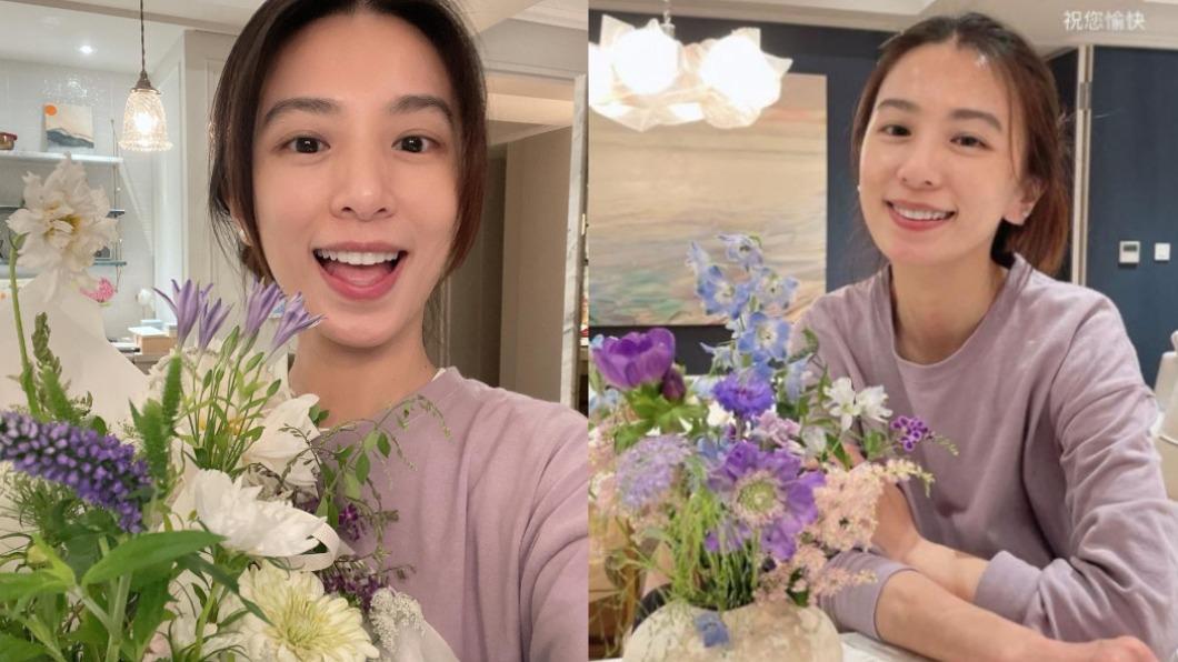 田馥甄相當熱愛花藝。(圖/翻攝自田馥甄臉書、IG)