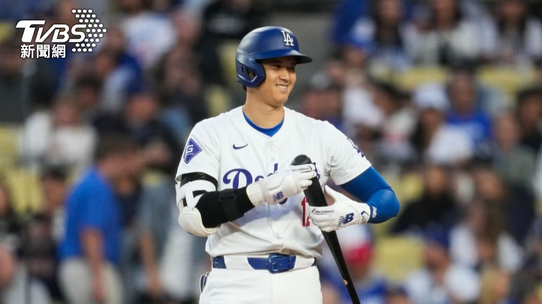 大谷翔平本場比賽繼續以指定打擊身分擔任先發第2棒。(圖/達志影像美聯社)