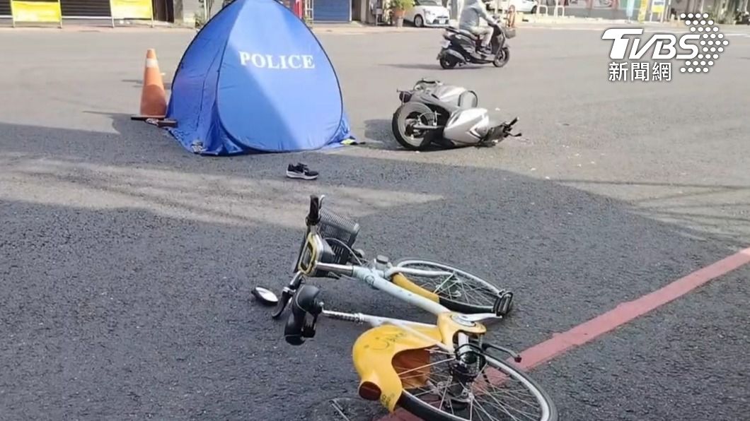 嘉義市機車撞Ubike 女騎士「倒車道」遭後方遊覽車輾斃