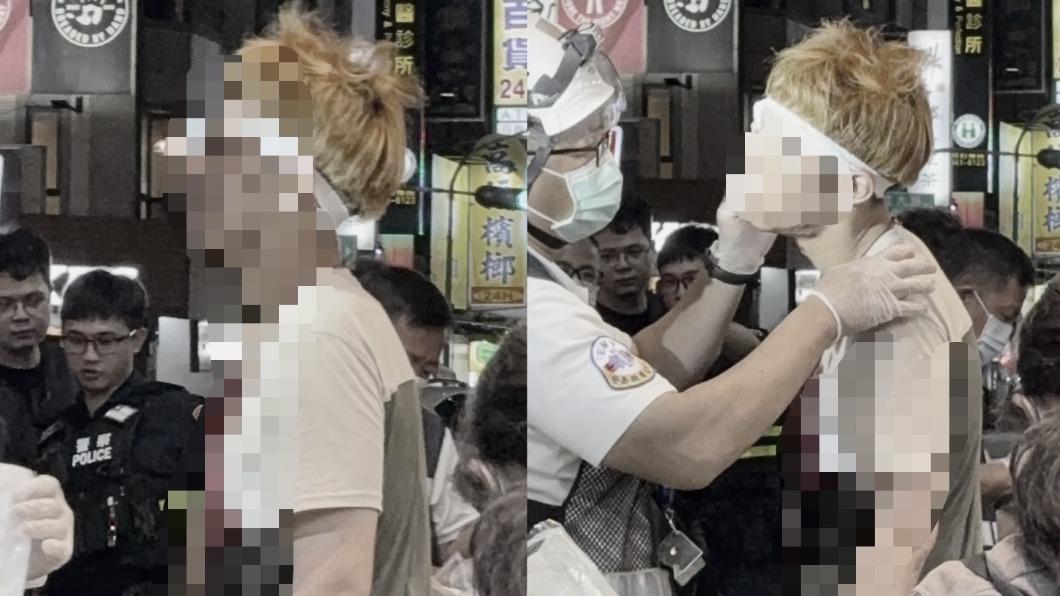 高雄街頭格鬥!金毛騎士遭駕駛「蠻牛爆頭」血濺白衣畫面曝