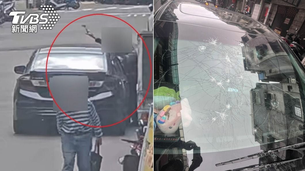 超派住戶榔頭砸爆違停車 車主氣炸亮刀逞凶:哪隻手砸的?