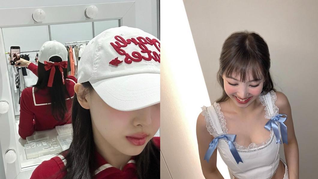 林娜璉喜歡用大蝴蝶結搭配。（圖／翻攝自張員瑛、林娜璉IG）