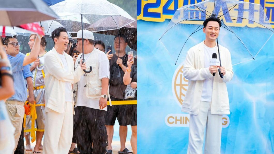 香港頂流男神冒雨獻唱!陪遊客撐傘苦等 親民零架子超寵粉