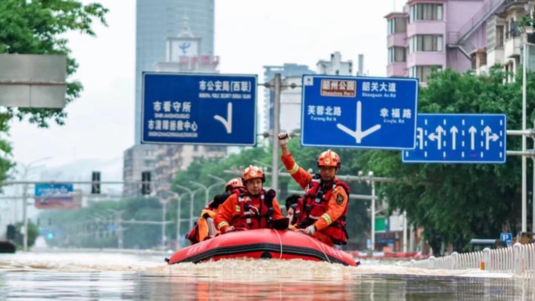 救難隊殉職!廣東暴雨4死10失蹤 1城鎮遭埋「全鎮失聯36小時」