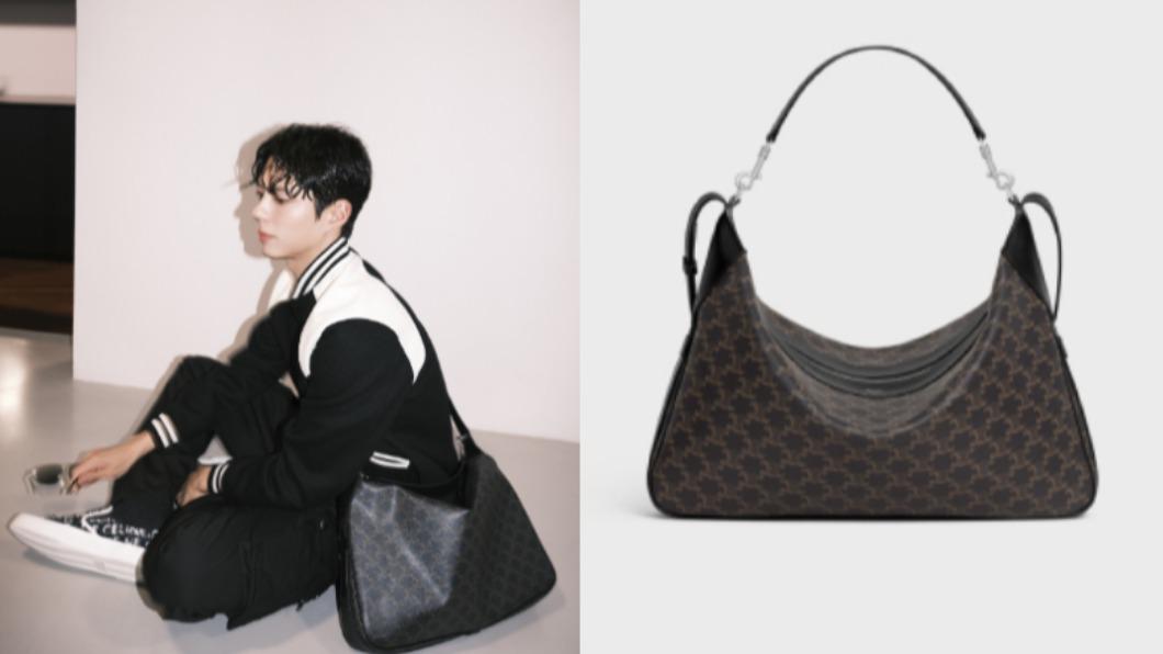 朴寶劍CELINE同款單品。(圖/翻攝自IG@BOGUMMY、CELINE官網)