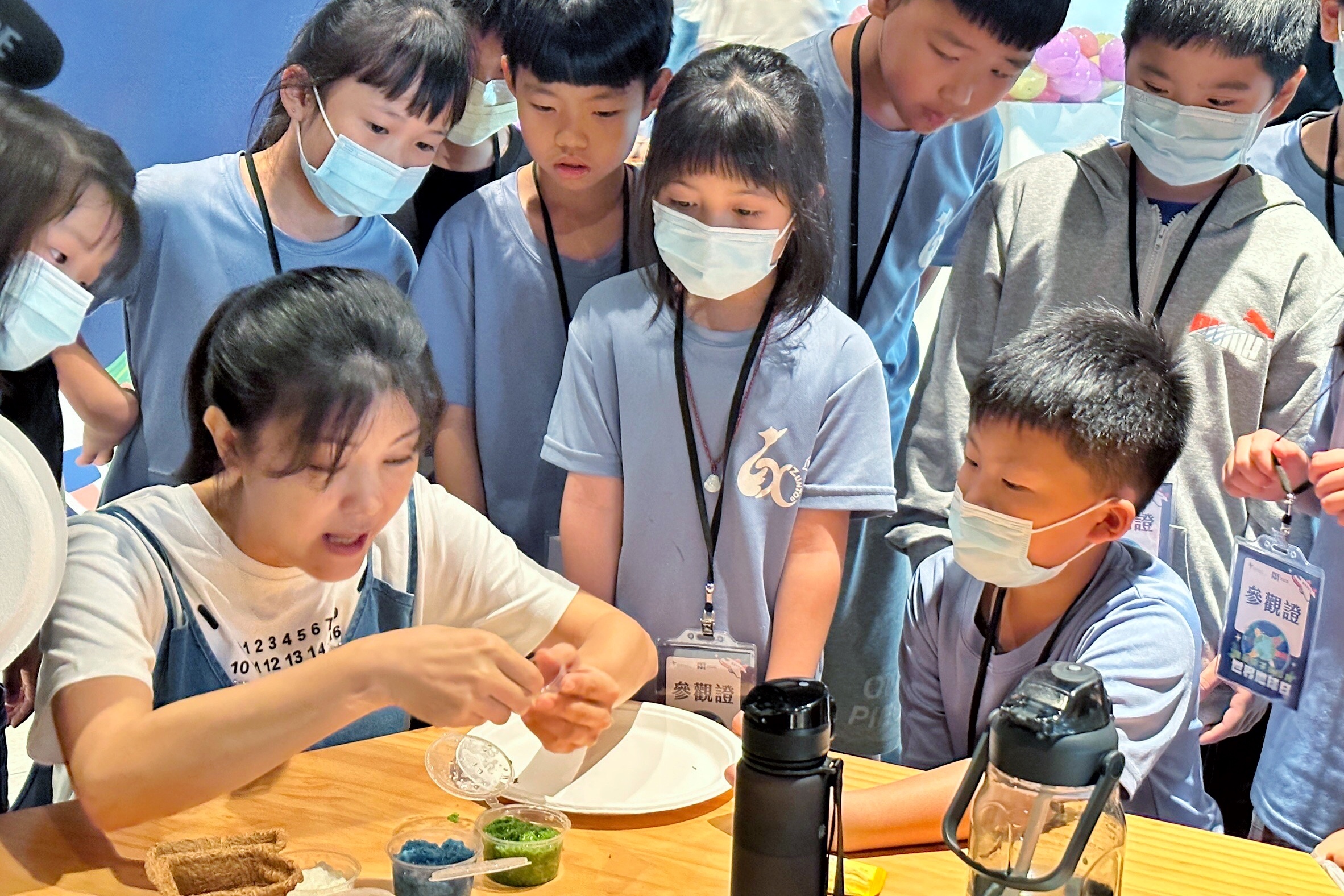 桃機響應世界地球日 邀學子DIY會發芽的種子地球