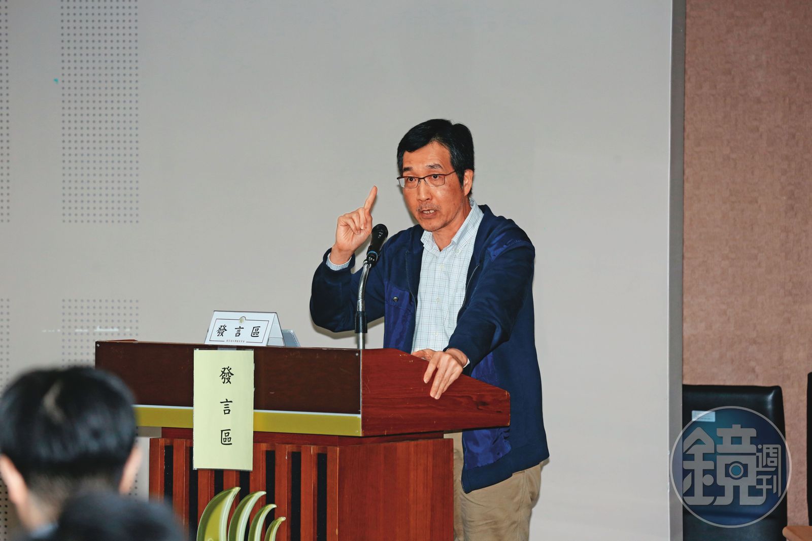 陳炳宏近年積極投入媒體素養研究與推廣媒體識讀。（圖／鏡週刊）
