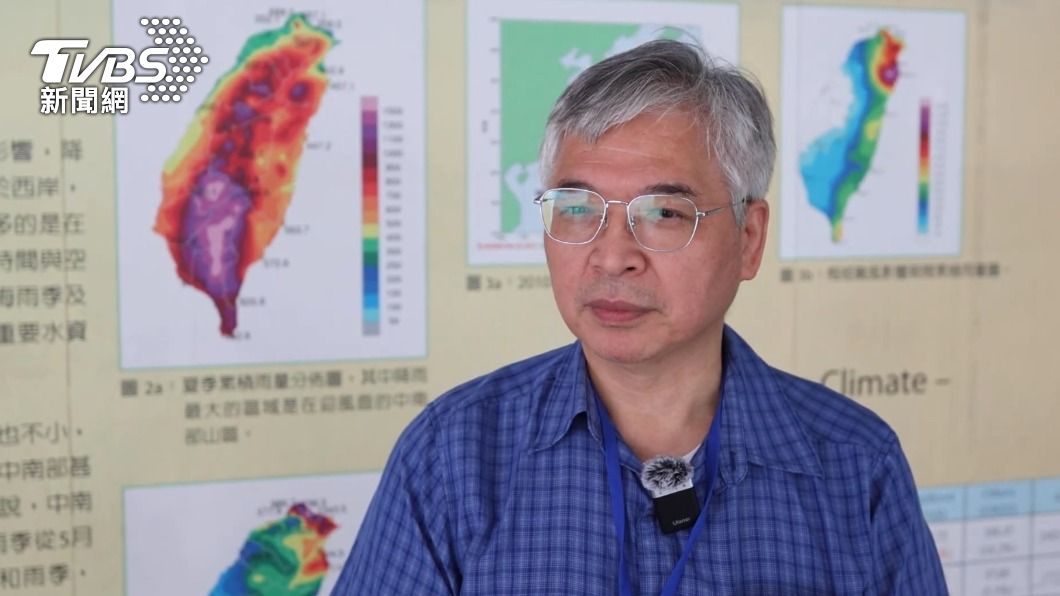 中央大學地球科學學院院長許樹坤。(圖/TVBS)